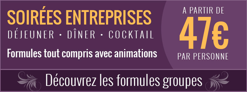 Soirées entreprise / formules groupes