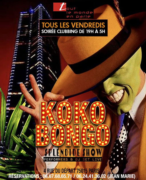 Soirée KOKO BONGO tous les vendredis