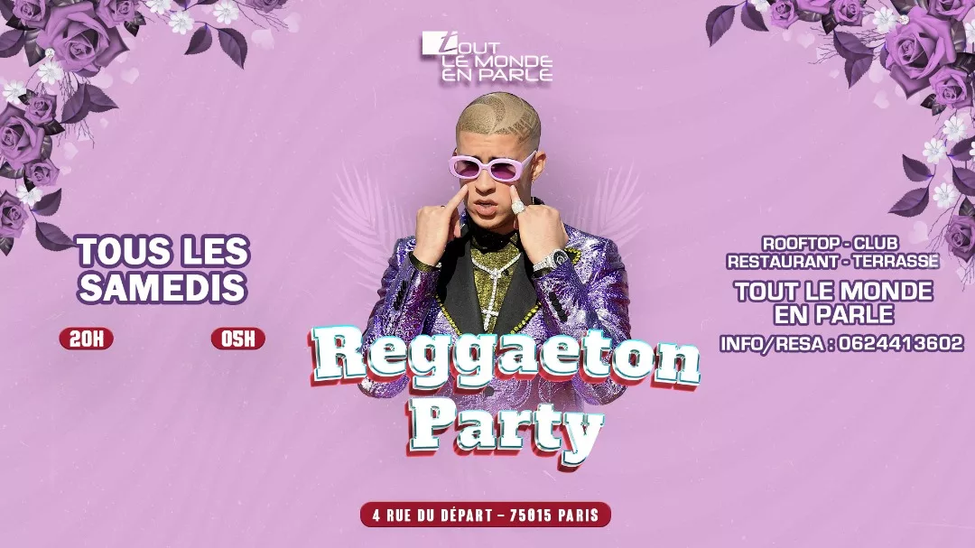soiree reggaeton party samedi tlmp