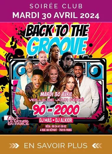 Soirée Back to the Groove