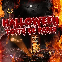 Soirée terrasse rooftop Halloween 2025 sur les Toits de Paris