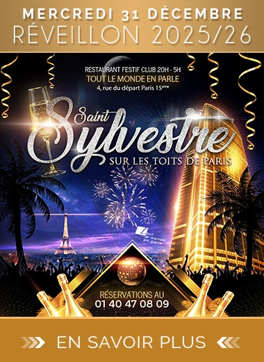 Nouvel An Paris 2025 2026 - Réveillon Saint Sylvestre TLMP