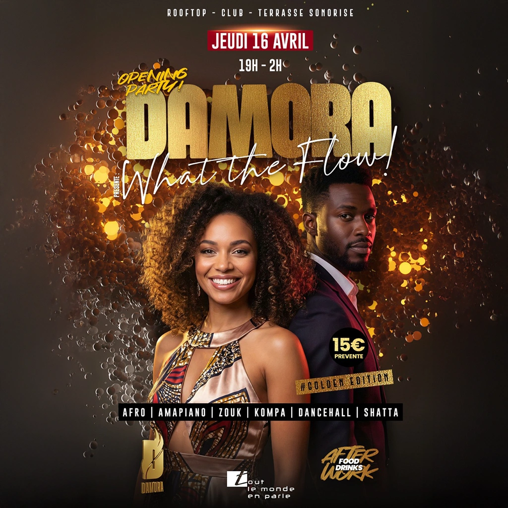 Soirée DAMORA What the Flow! Jeudi 16 Avril 2026