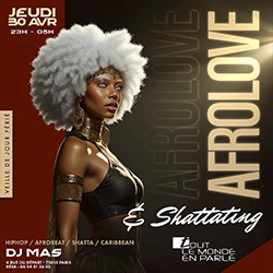 Soirée Afrolove Shattating Jeudi 30 Avril 2026