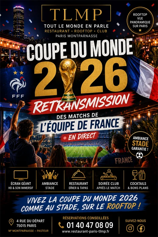 Coupe du Monde 2026 à Paris : retransmission des matchs de l'Équipe de France