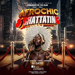 Soirée Afrolove Shattating Dimanche 24 Mai 2026 Veille de jour férié