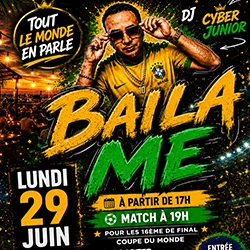 BAILAME - Soirée Brésilienne à Paris Lundi 29 Juin 2026