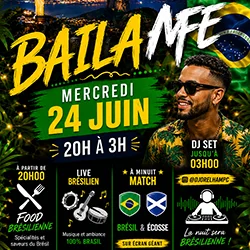 BAILAME - Soirée Brésilienne à Paris Mecredi 24 Juin 2026