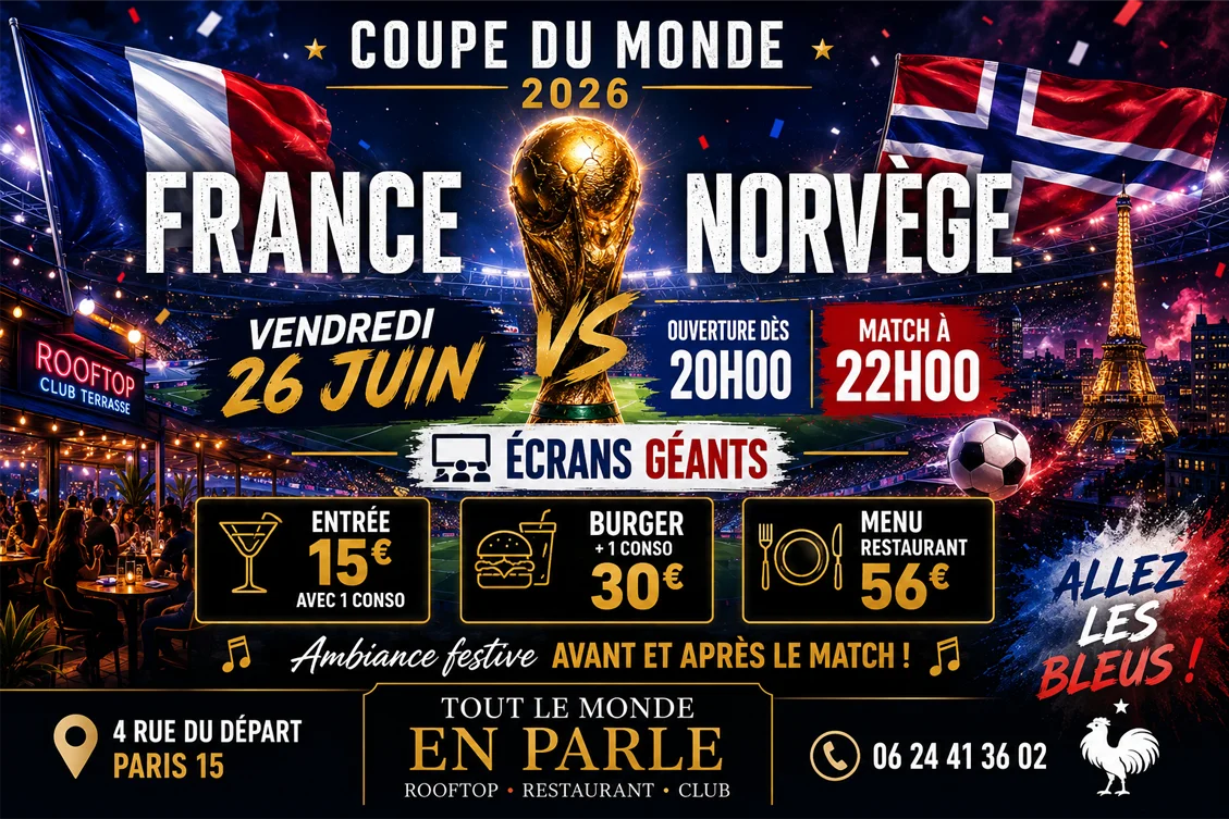 Retransmission match Football Coupe du Monde France Norvège