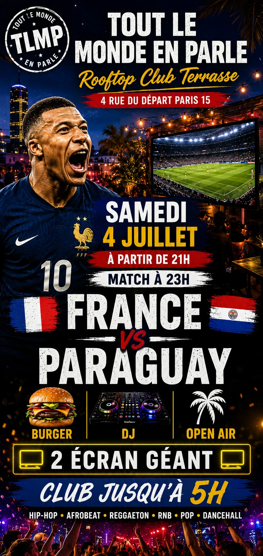 Coupe du monde Football France VS Paraguay
