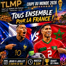 Match Coupe du Monde de Football France vs Maroc