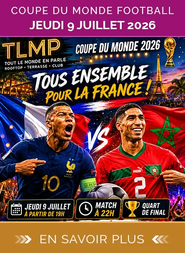 Coupe du monde Football France VS Maroc Jeudi 9 Juillet 2026