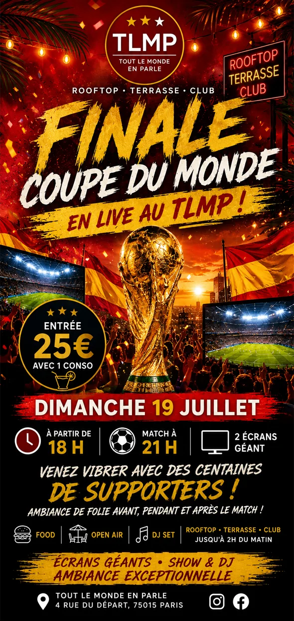 Match Coupe du Monde Finale Dimanche 19 Juillet 2026