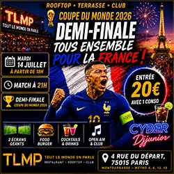 Match Coupe du Monde de Football Demi-Finale France