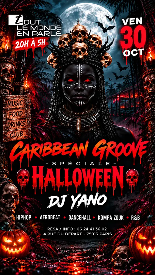 Caribbean Groove Party Spécial Halloween !