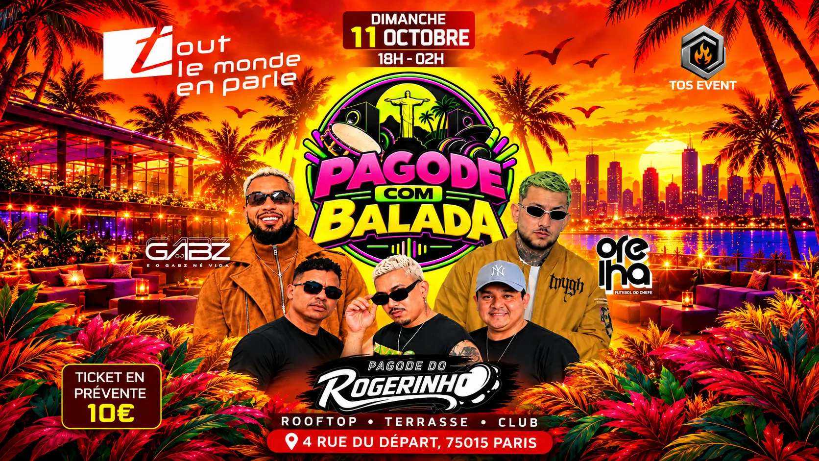 Soirée brésilienne Pagode Com Balada Acte II